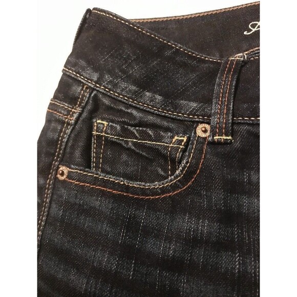 American Eagle Women's Jean Artist Crop Straight Stretch Size 00 X 25 - Picture 5 of 9